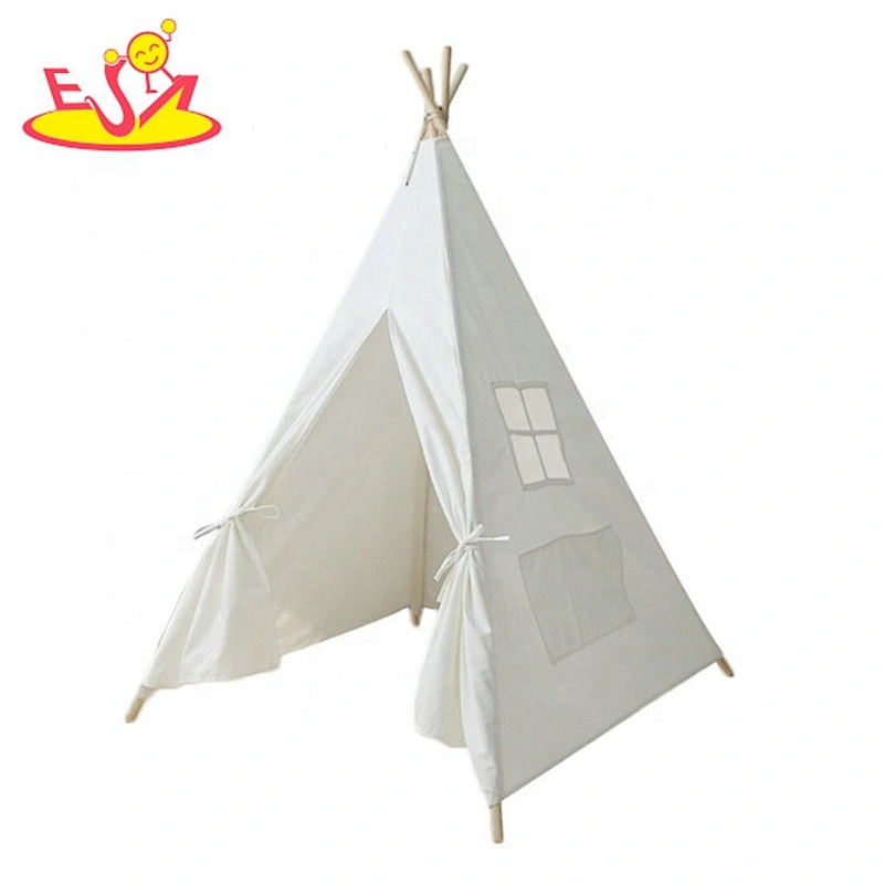 2021 Hot sale  foldable children play tents canvas playhouse toys for kids W08L045B