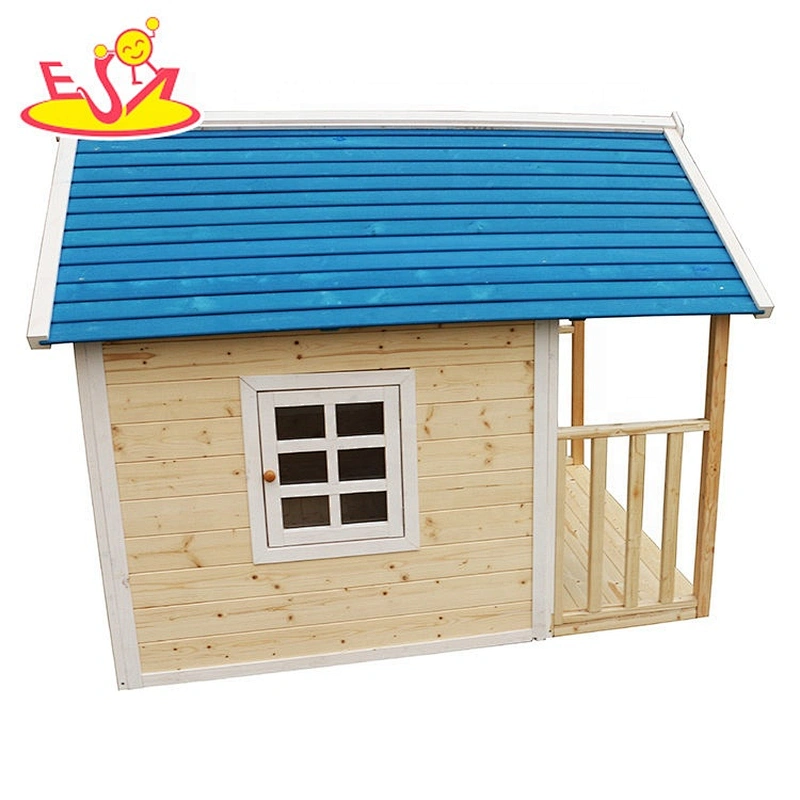 Wholesale great sale outdoor wooden house for kids palying W01D088B