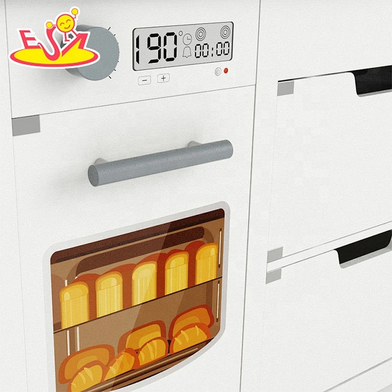 Hot sale Solid wood wooden kitchen for pretend play W10C562