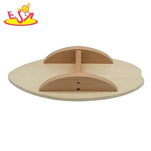 2021 New hottest  wooden wobble balance board for kids W01D075