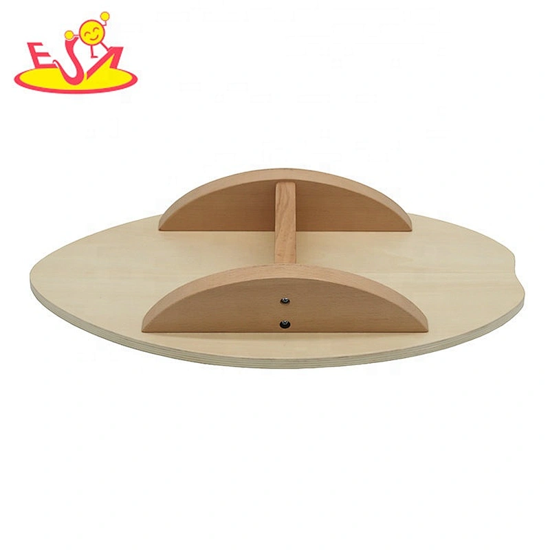 2021 New hottest  wooden wobble balance board for kids W01D075