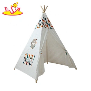 2021 Hot sale Cotton Canvas teepee circus kids tent toys for girls/boys  W08L045F