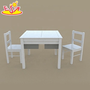 Most popular kindergarten Wooden table and chairs for kids W08G304