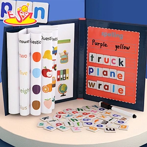 2021 Most popular preschool wooden learning book toy for children W12E106