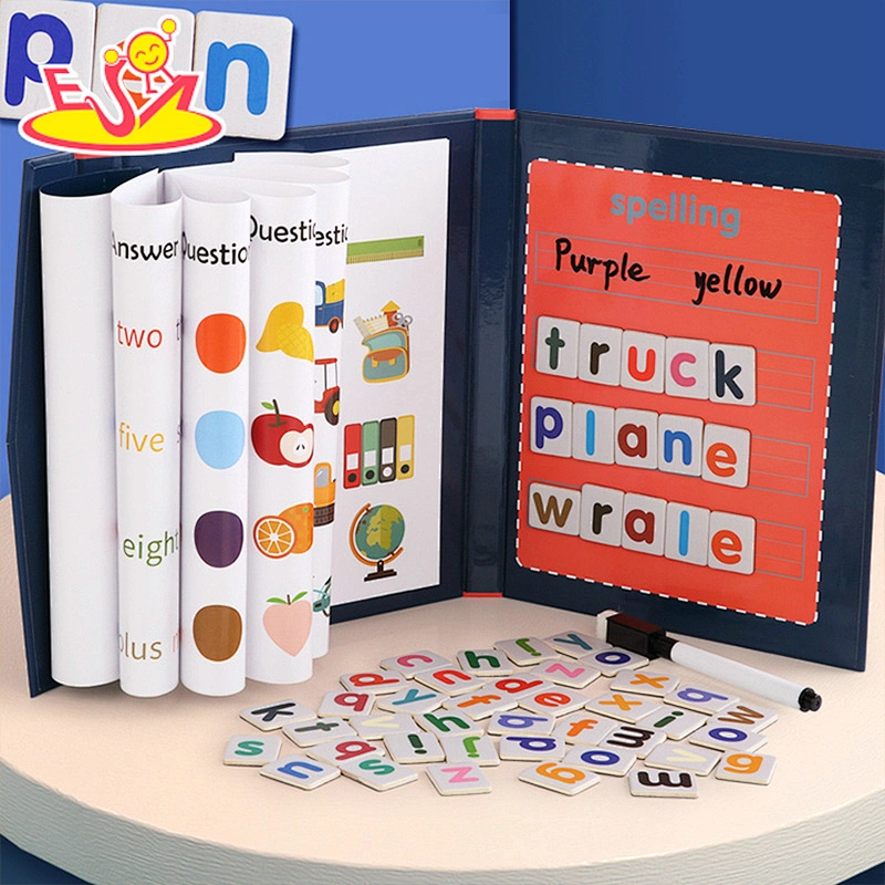 2021 Most popular preschool wooden learning book toy for children W12E106
