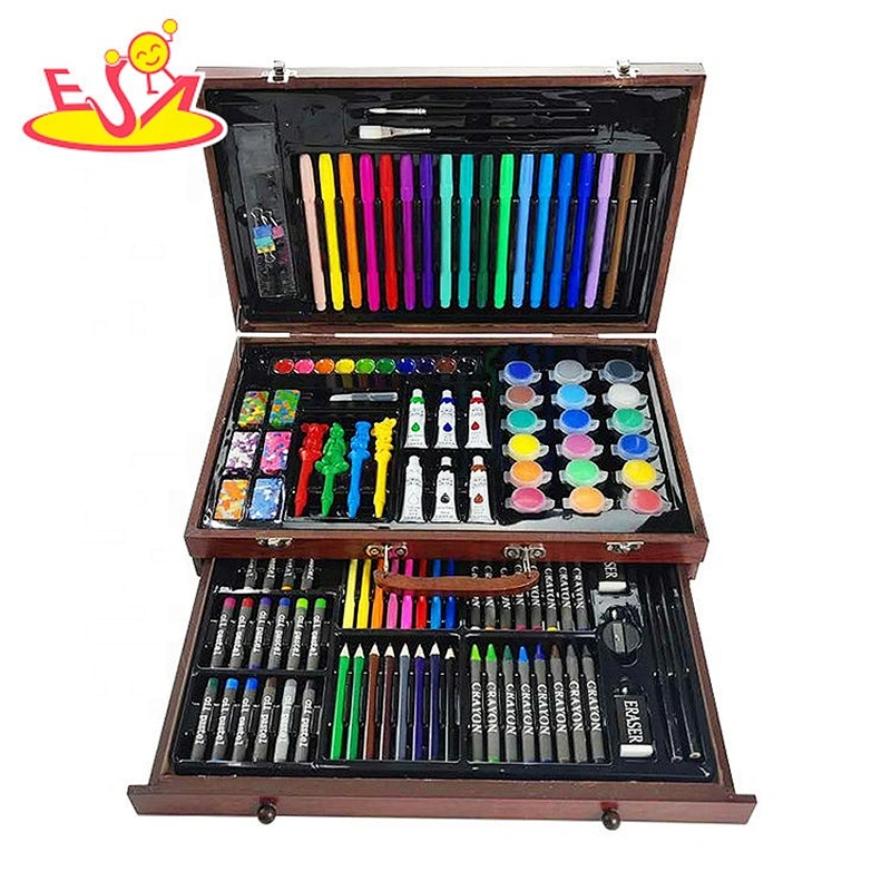 Kids school drawing art stationery painting 122PCS drawing set W12B182