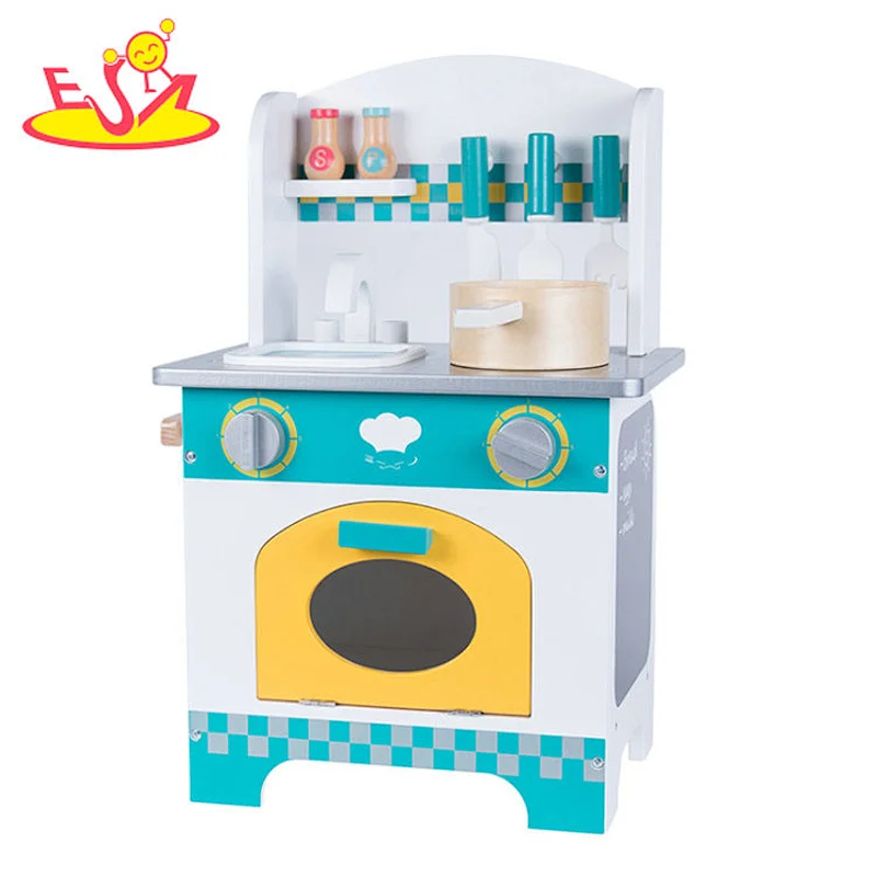 High quality educational mini wooden kitchen for children W10C509