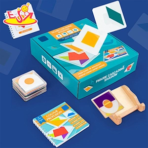 High quality preschool wooden tangram puzzle for children W11D020