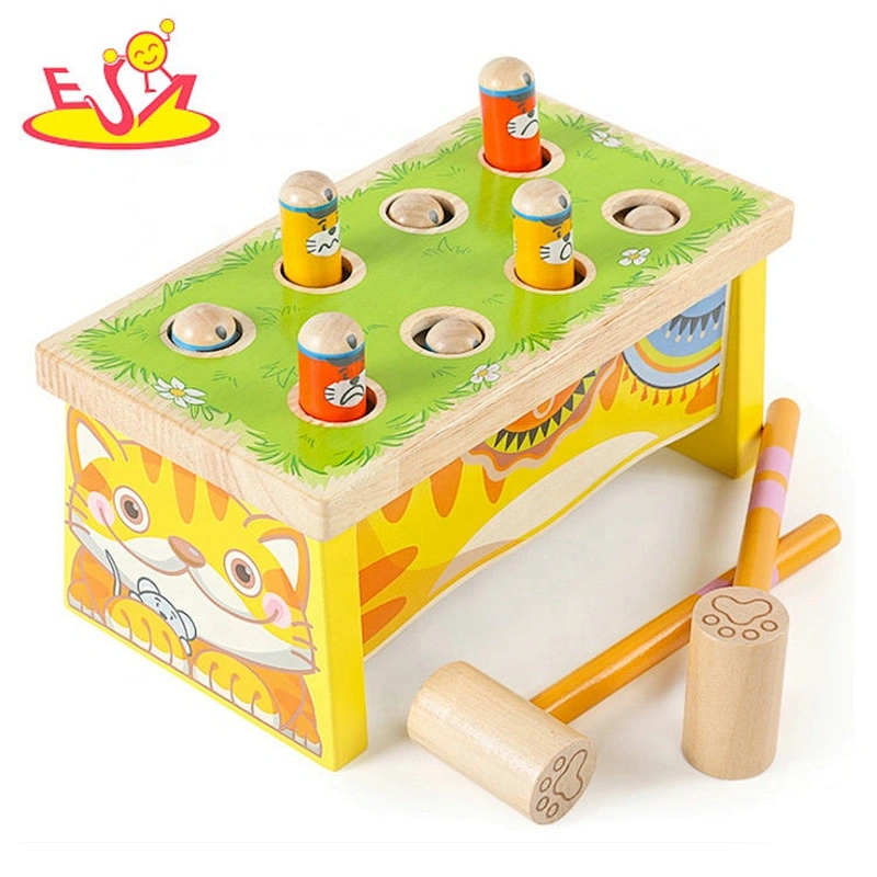 Hot sale educationa children beat wooden toys W11G079