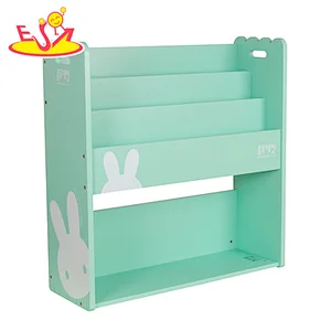 2021 New released green wooden storage shelf wooden kitchen wall shelf W08C319