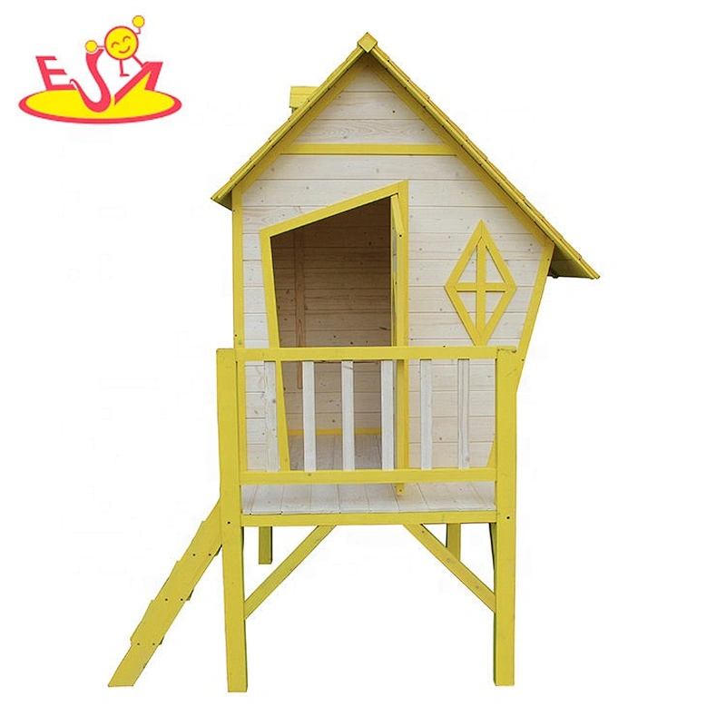 2021 New hottest backyard large wooden playhouse for Kids outdoor play W01D081B