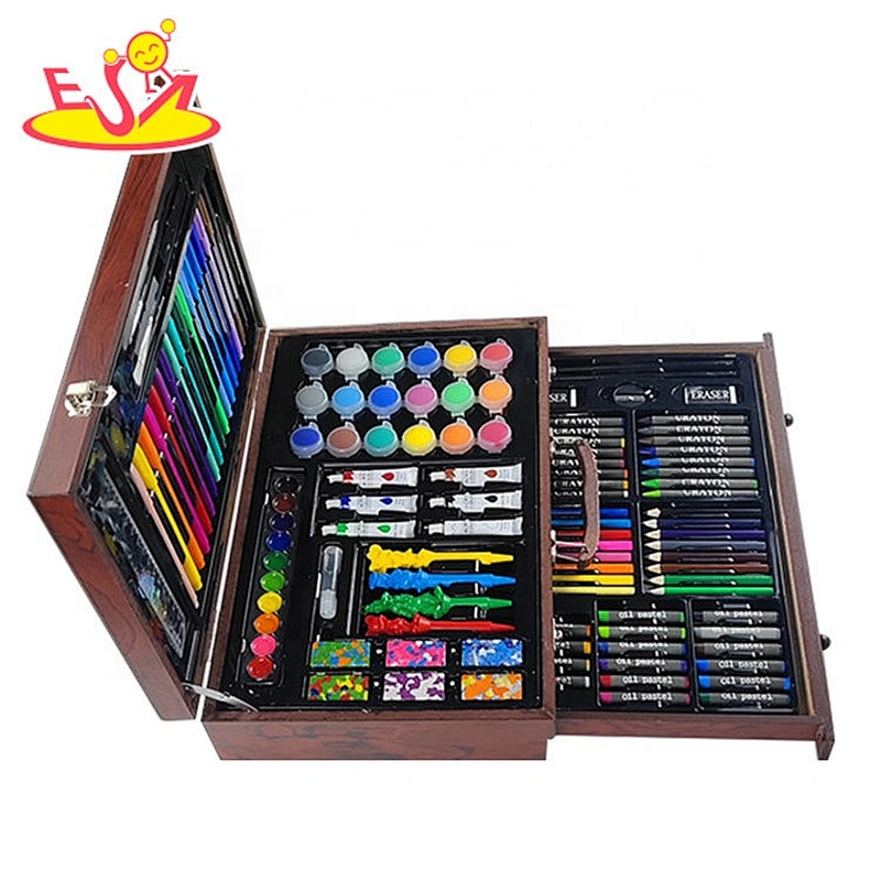 Kids school drawing art stationery painting 122PCS drawing set W12B182