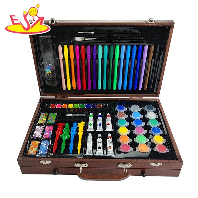Kids school drawing art stationery painting 122PCS drawing set W12B182