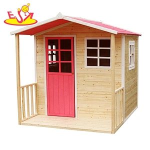 Most popular outdoor wooden house toys for kids garden playing W01D086