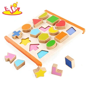 Educational wooden Shape matching toys W13E147