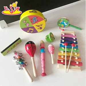2021new creative wooden musical instruments kit toy for preschool kids W07A170