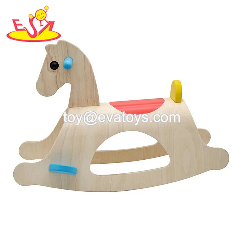 Most popular cute wooden animal rocking horse for children  W16D128