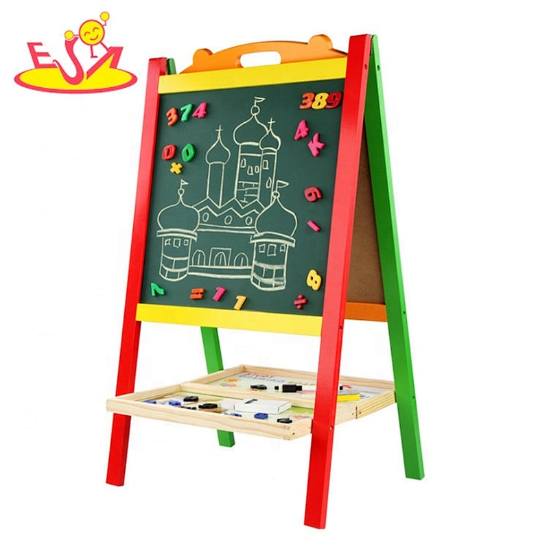 2021 hot sale Wooden chalkboard toy for kids to study W12B197A