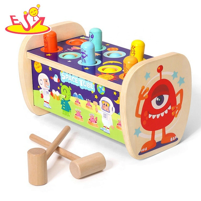 Hot sale musical wooden instrument beat toys W11G072