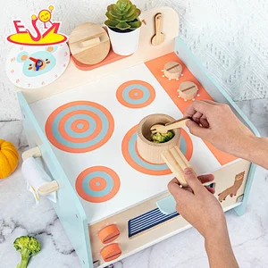 Most popular educational wooden kitchen toy for kids W10C622