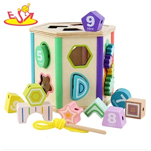 2021 most popular Wooden Cube puzzle toy W14F083