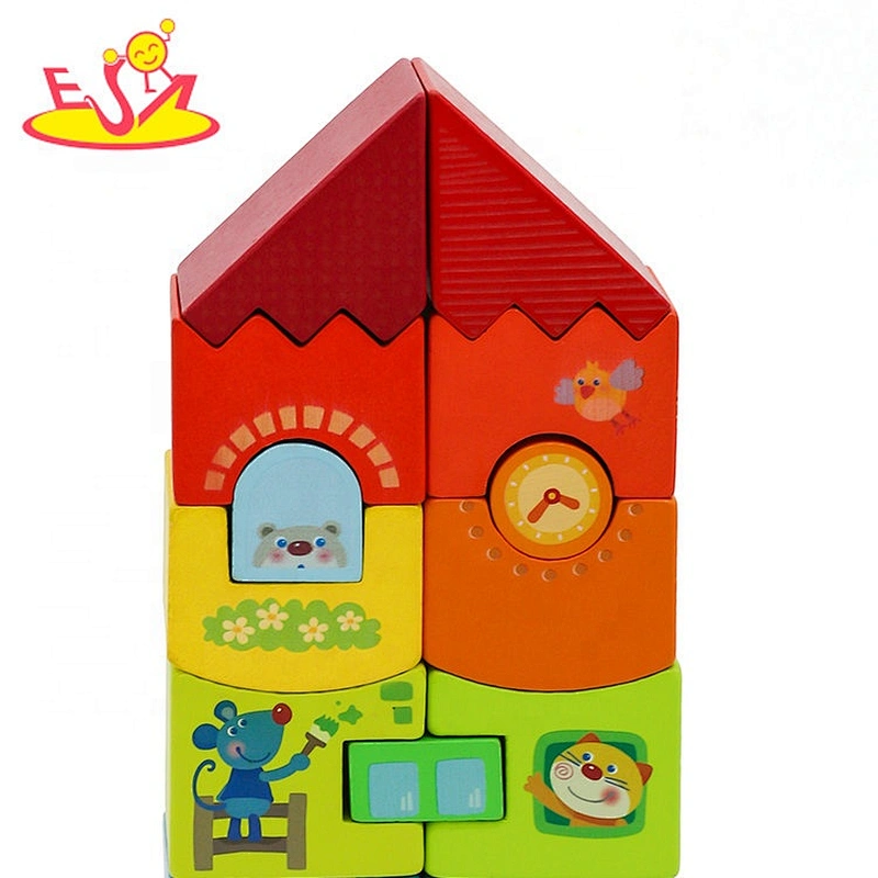 Solid wood hot sale Wooden building blocks W13A240
