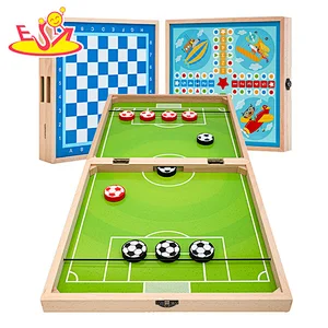 Wholesale wooden Easter 2 in 1 ejection chess for kids W11A134B