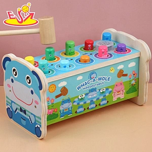 Best-selling wooden instrument beat toys for kids W11G076