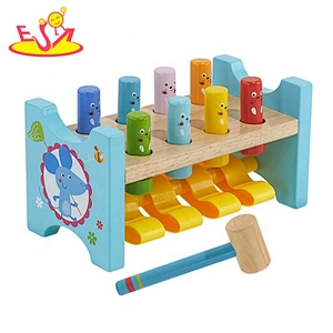 2021 Top sale musical wooden instrument beat toys toy set for toddlers W11G070