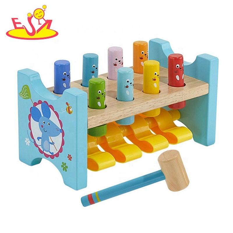 2021 Top sale musical wooden instrument beat toys toy set for toddlers W11G070