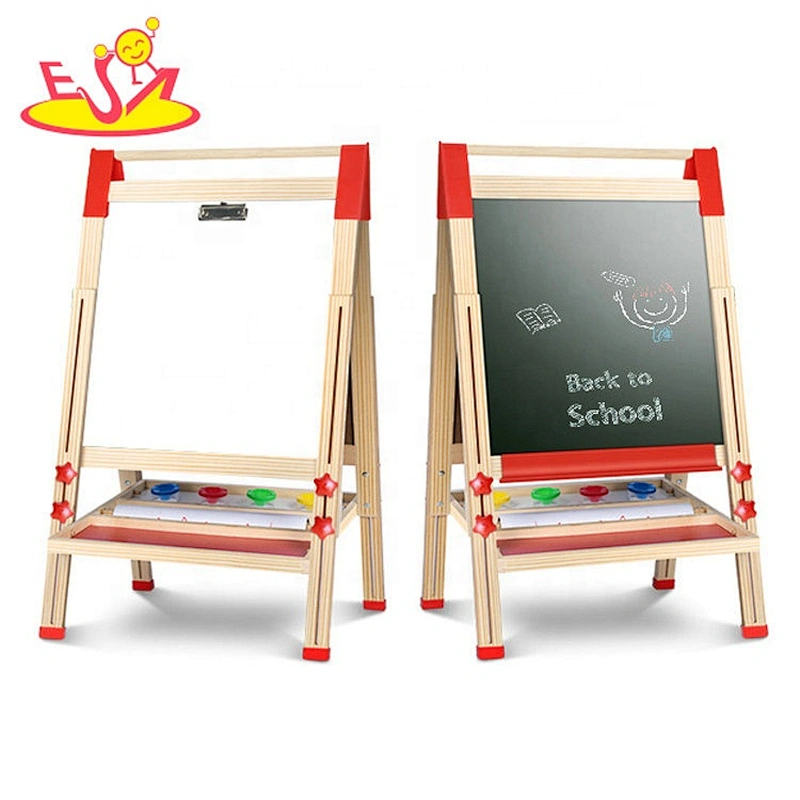 Hot sale educational wooden drawing board for kids W12B196