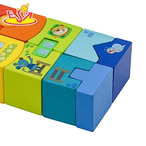 Solid wood hot sale Wooden building blocks W13A240