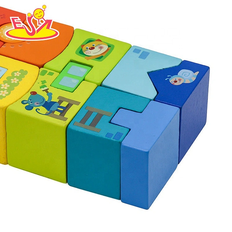Solid wood hot sale Wooden building blocks W13A240