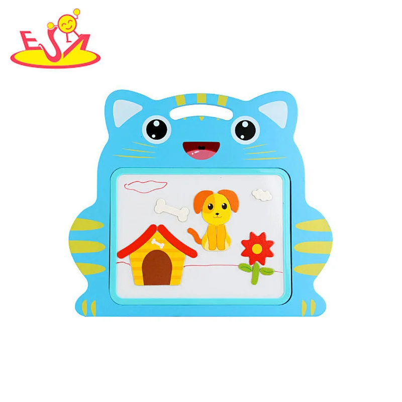 2021 Creative cartoon preschool magnet puzzle toy for kids W14J027
