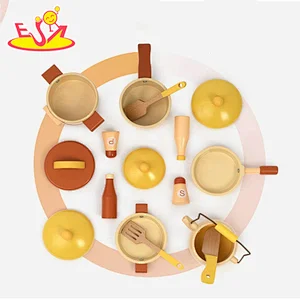 Top sale big kitchen wooden kitchen for pretend play W10C617