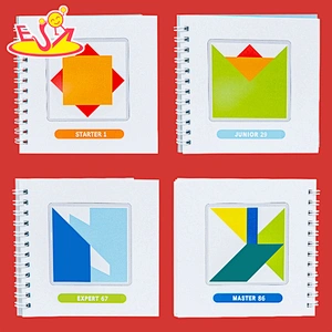 High quality preschool wooden tangram puzzle for children W11D020