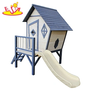 2021 New hottest backyard large wooden playhouse for Kids outdoor play W01D081B