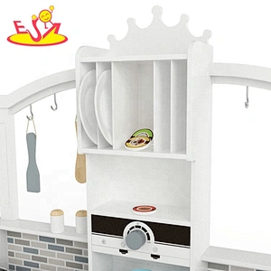 Hot sale Solid wood wooden kitchen for pretend play W10C562