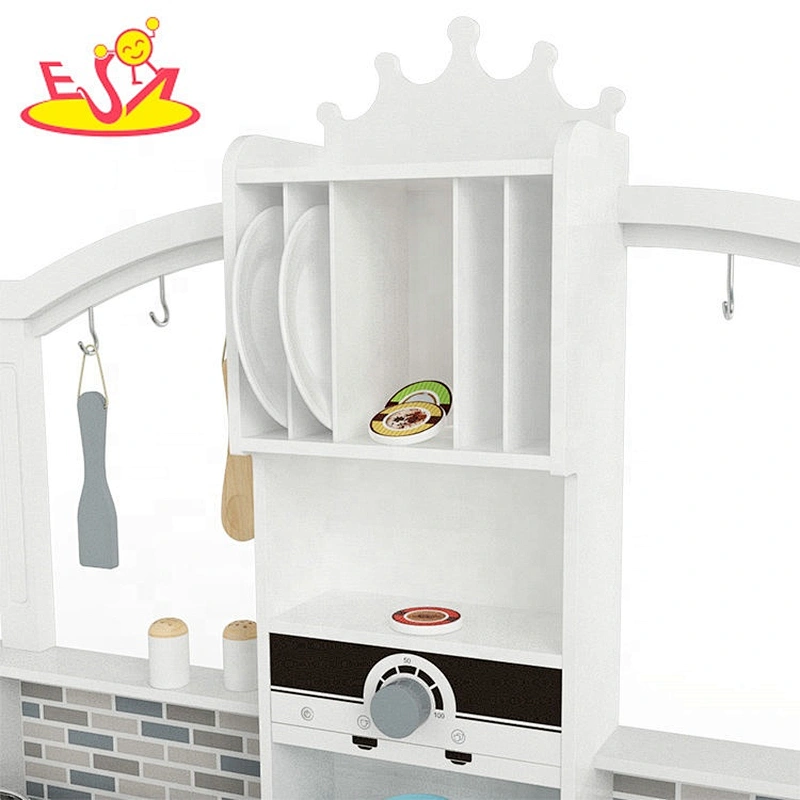Hot sale Solid wood wooden kitchen for pretend play W10C562