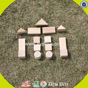 Most popular wooden blocks building stacking toys for kids W13A255