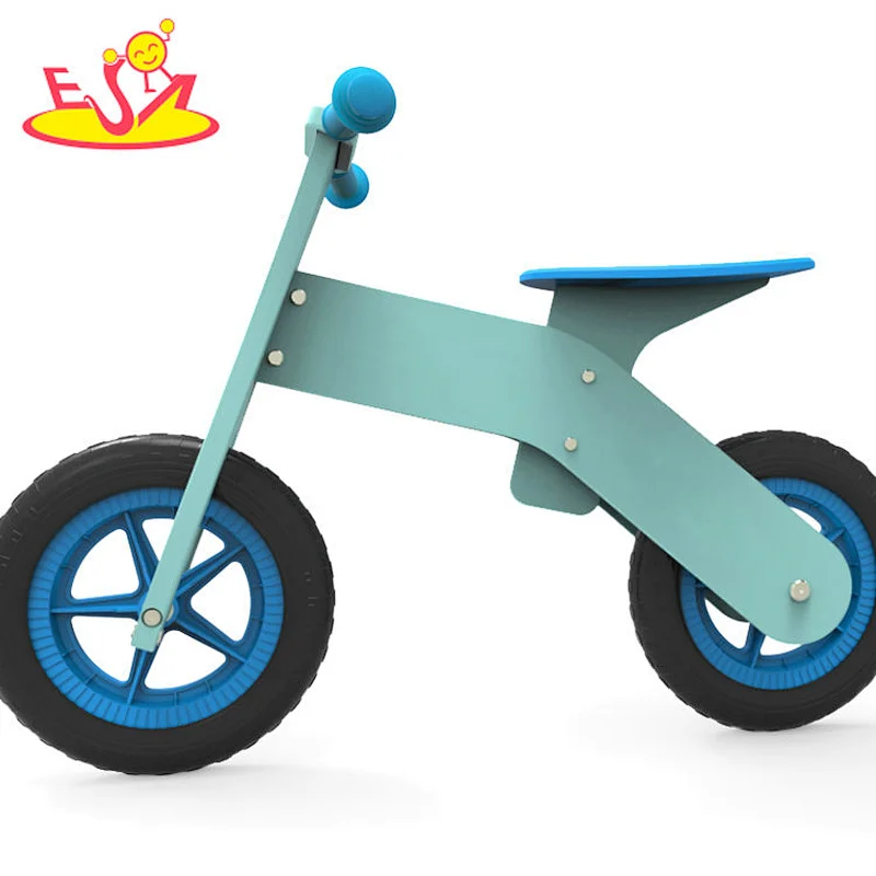 2021 New design pink wooden balance bike for girls  W16C261