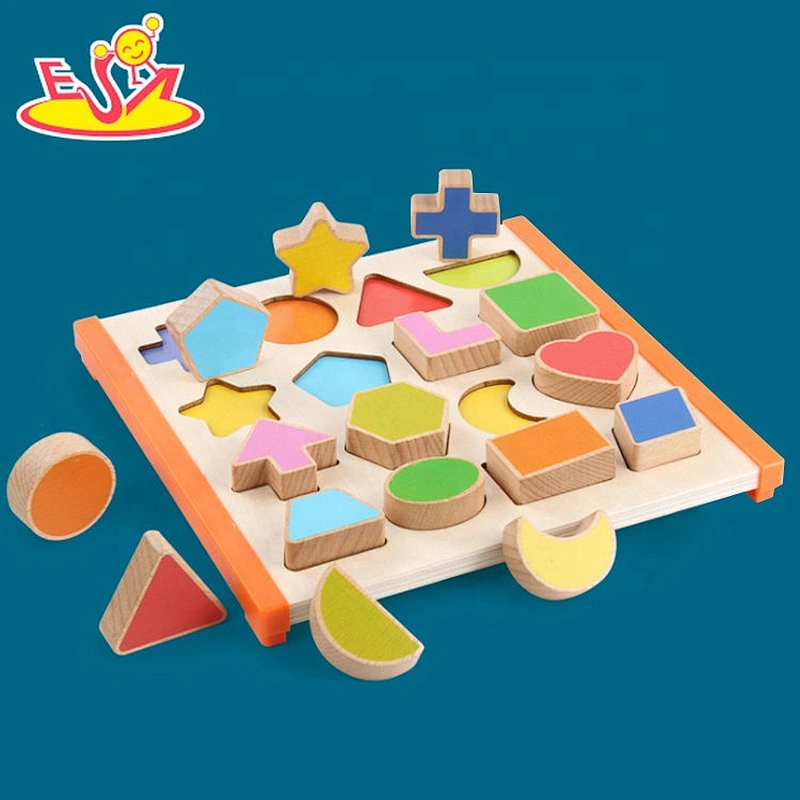 Educational wooden Shape matching toys W13E147