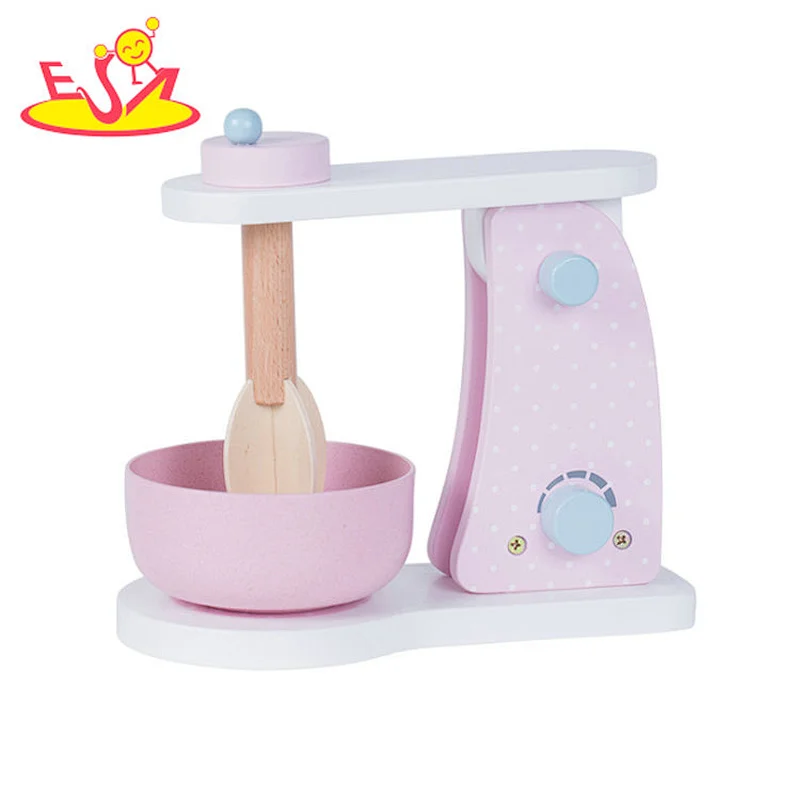 Wholesale cute eduacational toaster set wooden toy for kids W10D258B