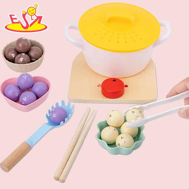 High quality  kids wooden toy juicer for pretend play W10D314