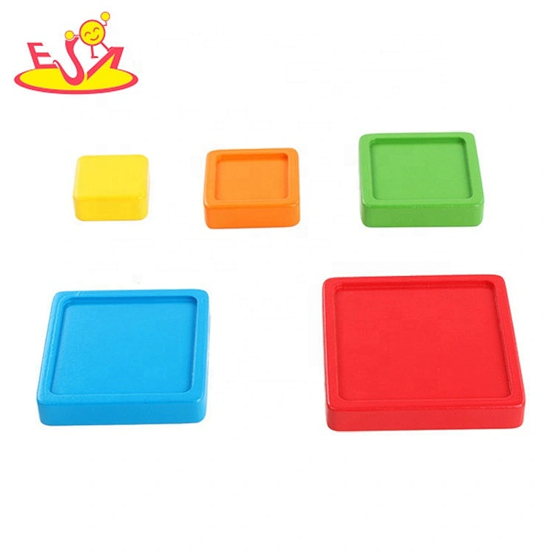 Handmade Shape matching blocks toys for children W13E146