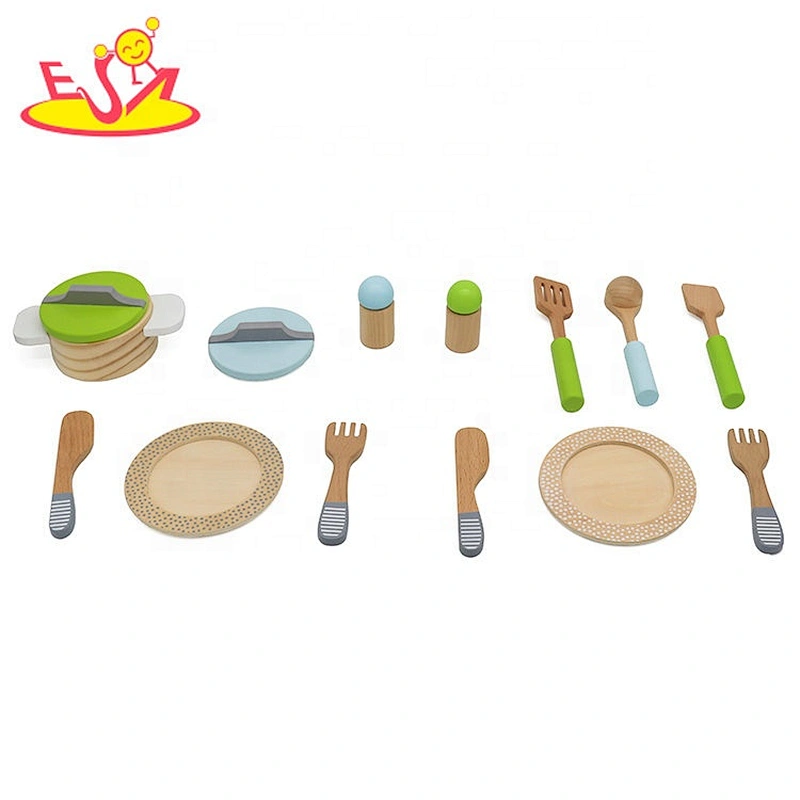 New design  Wooden tableware toys for children W10B376