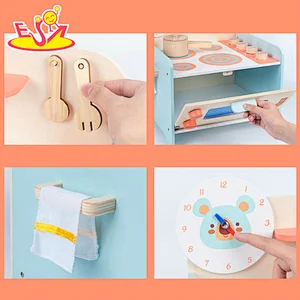 Most popular educational wooden kitchen toy for kids W10C622