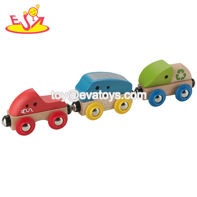 New design educational wooden pull along toys for kids W05C146