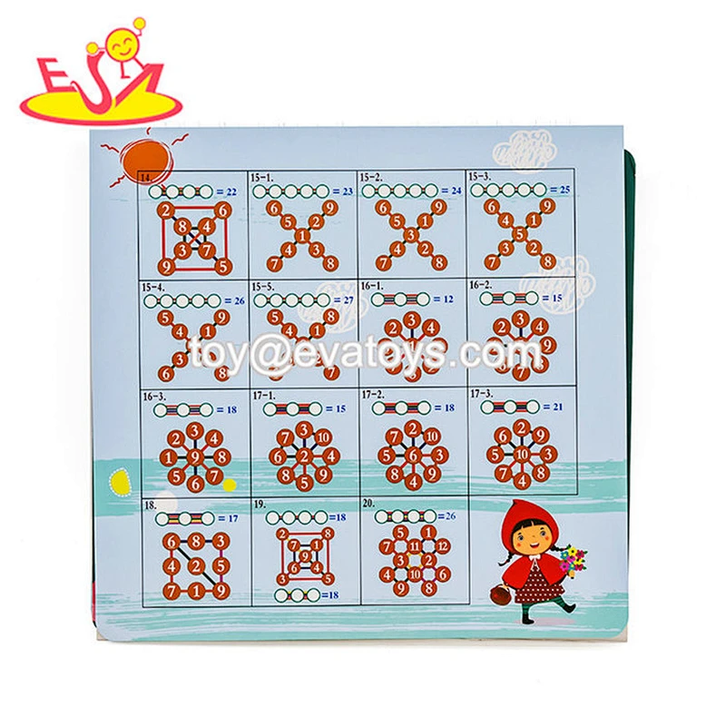 Most popular preschool wooden count study toys for children W12E105