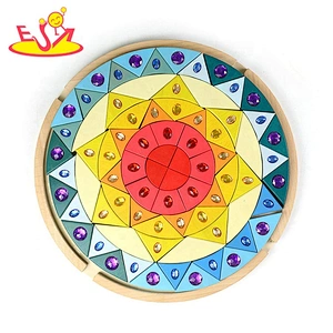 New design Wooden puzzle Magnetic  Game Toys W12D283